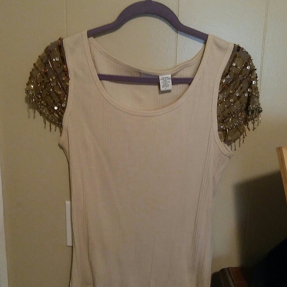 Beautiful beaded top M